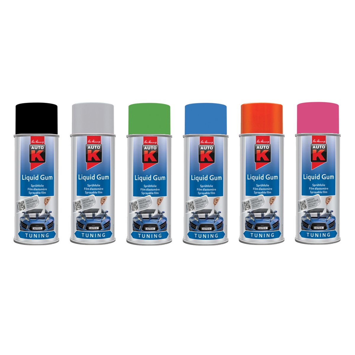 Kwasny Group AutoK 233253 SPRAY ΒΑΦΗΣ ΣΕ ΦΙΛΜ "LIQUID GUM, ΡΟΖ (ΝΕΟΝ) - 400ML